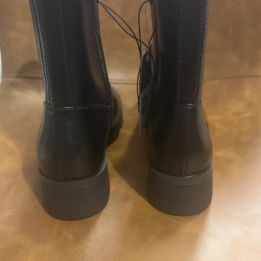 Universal Thread Black Ashley Low Ankle Boots Women's